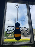 Bumble Bee - Handmade Stained Glass Sun Catcher